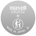 Maxell CR2032 coin cell thumbnail, shown small as an illustration of the CR2032 type.